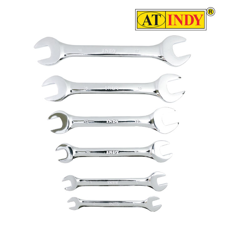 at-indy-double-open-end-spanner-set-chrome-vanadium-fully-polished-ชุดประแจปากตาย-2-ข้าง-เกรด-a-ne11