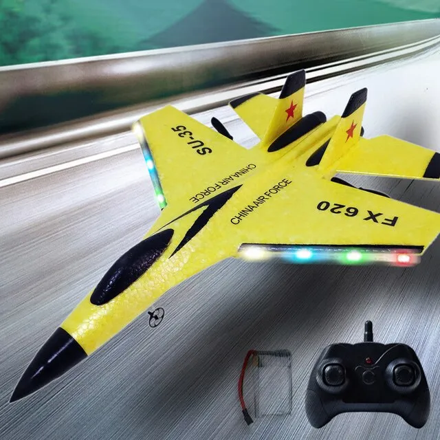 SU 35 FX 620 Foam Glider Fighter Flying Toy For Kids Children Remote