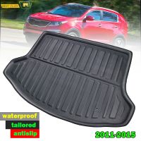 ด้านหลัง Trunk Liner Cargo Boot Mat สำหรับ KIA Sportage 2011-2015ชั้นถาด Protector พรมโคลน Kick Pad 2012 2013 2014 R SL