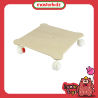 Masterkidz บอร์ดไม้ล้อเลื่อน Handy Learning Board Storage Rack Optional Castors Base