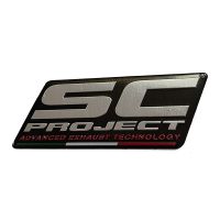 ♙ Motorcycle Car Scooter Modified Accessories Aluminum Alloy Exhaust Pipe Decal Decoration High Temperature SC Metal Sticker