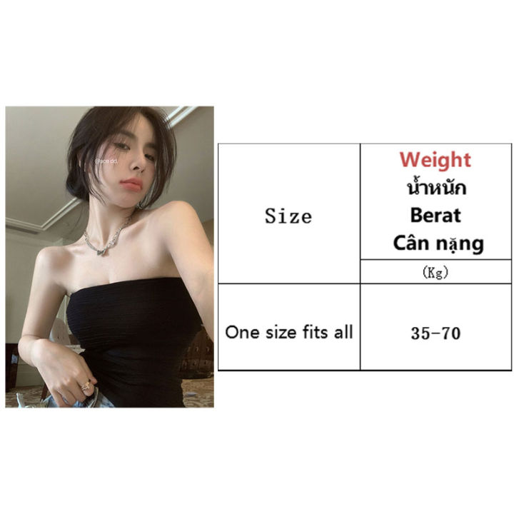 hengshanyuan-สายรัดหน้าอกเซ็กซี่ของผู้หญิงสายรัดส่วนบนเสื้อกล้ามอินเทรนด์สั้นเสื้อแขนกุด