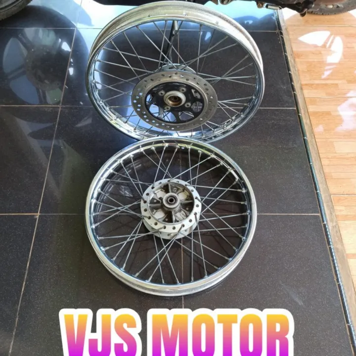 Pelek Velg Jari Std Set Depan Blakang Piringan Dis Supra Fit New Fit X Pnp Revo Lama Asli