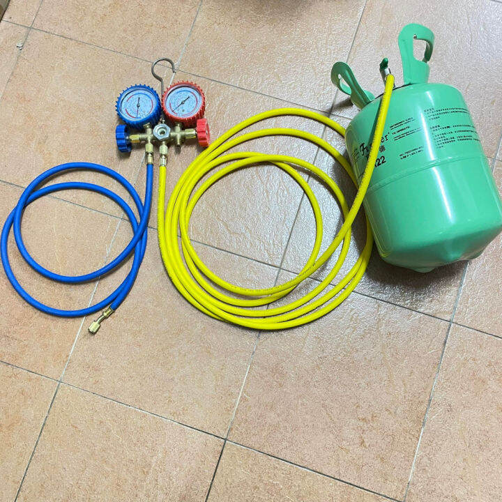 3Pcs ( RED / BLUE / YELLOW ) LONG TYPES SET REFRIGERANT PIPE GAS