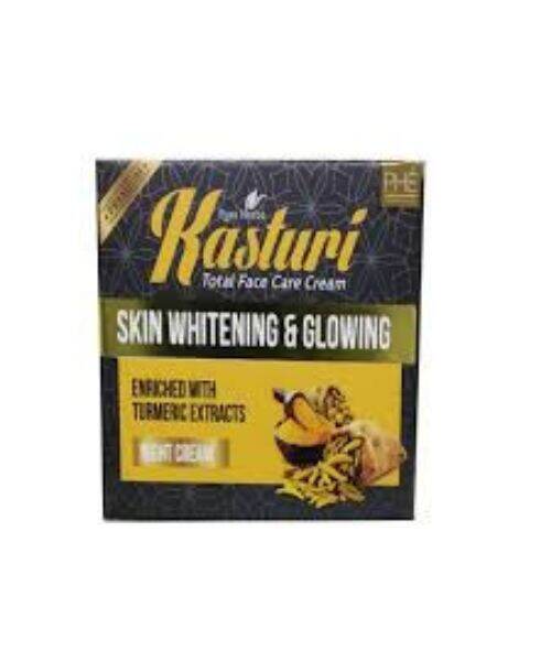KASTURI SKIN WHITENING&GLOWIMG TURMERIC EXTRACT NIGHT CREAM 30GRM