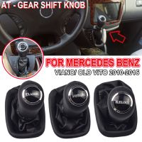 Automatic AT Gear Shift Knob With Leather Boot For Mercedes Benz Viano/Old Vito/W639 CLASSIC AVANTGARDE ELEGANCE Car Accessories