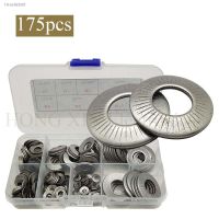 ♛✹✥ 175Pcs Metric 304 Stainless Steel Serrated Conical Spring Washer Conical knurled Spring Washer M3-M12 Belleville Washer