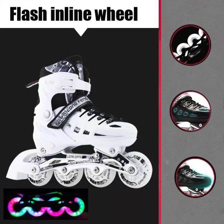 Inline Roller Skates Roller Blade for Kids Boys Girls Flashing Wheels
