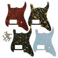 Pickguard กีตาร์กำหนดเอง-สำหรับเรา11รูสกรูพร้อม Floyd Rose Tremolo สะพาน Humbucker H PAF Humbucker ลวดลายเปลวไฟ