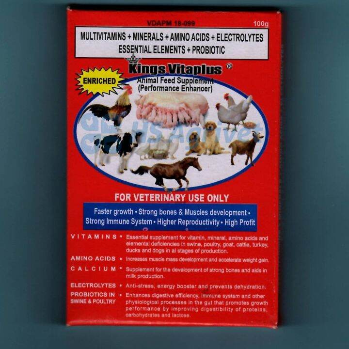 Kings Vitaplus Animal Feed Supplement 100g Lazada PH