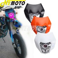 ✴ Off Road Enduro Motocross LED Headlight Headlamp Head Light Lamp For KTM Husqvarna TE125 FE250 FC TC FE 300 450 EXC XC SXF 690