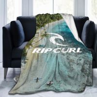 Ripcurls ผ้าห่มเครื่องปรับอากาศพิมพ์ลายดิจิทัล Selimut Bulu ไมโครนุ่มพิเศษ,ผ้าห่มนุ่ม Selimut Bulu สำหรับโซฟาเตียงนอนห้องนั่งเล่น