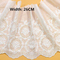 Cotton Lace Fabric Lace Shirt Doll Skirt Home Furnishing Soft Bed Accessories Decorative Fabric 43cm Width RS3000