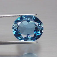 พลอย โทพาส ธรรมชาติ แท้ ( Natural Blue Topaz ) หนัก 8.49 กะรัต