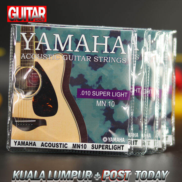 YAMAHA Tali gitar KAPOK/ACOUSTIC GUITAR STRINGS Lazada