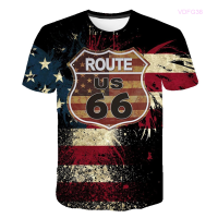 HOT Route Goods 66 Spot Cross-country Motorcycle Logo t Shirt for Men Limitied Edition Unisex Brand T-shirt Polyester Amazing Short Sleeve Tops Size：S-5XL