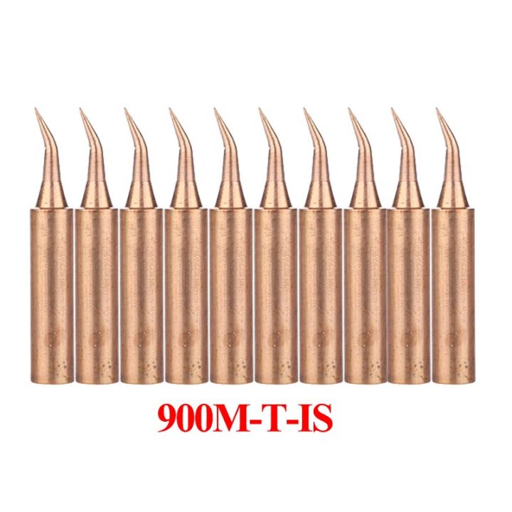 10Pcs/lot 900M-T-IS Copper Solder Soldering Tip Lead-free Welding Tips ...