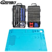 GZERMA 116 In 1 Precision Screwdriver Set With Repair Insulation Pad Professional Phone Repair Tool Kit For Iphone Xiaomi Laptop