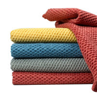 Coral Wool Towel Quick Drying Pearl Square Kitchen Dishcloth Household Dishcloth Wholesale Multifunctional Tea Towel