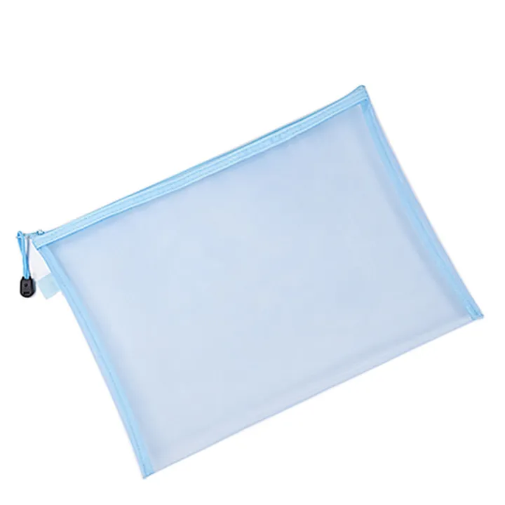 zipper-test-paper-bag-puzzle-storage-bag-nylon-mesh-file-bag-a5-test-paper-information-bag-a4-transparent-zipper-bag