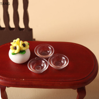 TANG 1:12 dollhouse จานชามใสรุ่น dollhouse KITCHEN Tableware Decor