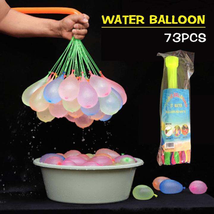 37pcs Magic Water Balloons Fast Filling Selfsealing Swimming Party