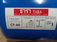 ถังแรงดันปั๊มอัตโนมัติ Pressure Tank ยี่ห้อ TARA ธารารุ่น TVT-60 ขนาด 60 ลิตร/Litre diaphragm ไดอะแฟรม