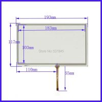 ZhiYuSun HC-300-080หน้าจอสัมผัส S 8นิ้ว4เส้นหน้าจอสัมผัสหน้าจอ193*117มม. XWT485กระจกขนาด193มม. * 117มม. HC300080