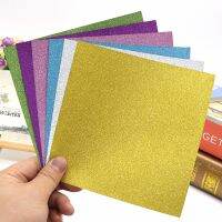 [COD] 11-15 cm Glitter Childrens Color Paper Folding Jam