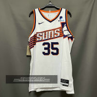 【High Quality】2023-24 Mens New Original NBA Phoenix Suns #35 Kevin Durant Jersey Association Edition White Swingman Heat-pressed