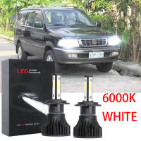 สำหรับ Toyota Revo 2000- 2003ไฟฉายคาดศีรษะหลอดไฟหน้า2001ไฟหน้ารถมอเตอร์ไซค์แบบ LED 6000K ชุดหลอดไฟเปลี่ยนฮาโลเจน