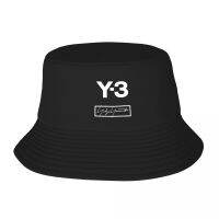 {You have a hat} Y3โลโก้ Yohji Yamamoto หมวกทรงถังหมวกกันแดดสำหรับผู้หญิงผู้ชายฤดูร้อนการออกแบบที่ไม่เหมือนใครสำหรับการเดินป่าชาวประมงหมวก Dropshipping