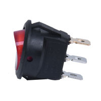 Rocker Switch Bipolar ON OFF Red 3 Pins 220V