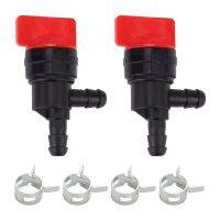 2PCS 1/4 Inch 90 Degree Fuel Shut Off Valve for Briggs Stratton 698181 494539 697944 Tecumseh 35857