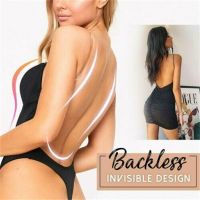 Thong Shapewear ชุดชั้นใน Plunge ที่มองไม่เห็น Bodysuit Backless Dress ชุดชั้นใน Seamless Push Up Bra