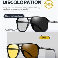 【hot】 2020 New Round Sunglasses Polarized Driving Photochromic Day Night Vision Goggle Glasses UV400 Eyewear for Men S523 !