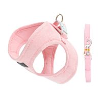 【FCL】□ UBBT Small Dog Harness Leash Set Soft Breathable Mesh Dogs with Lead for Chihuahua