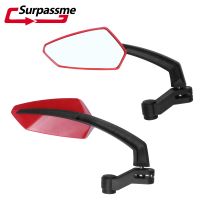 ♀ 8MM 10MM Universal Motorcycle Rearview Mirrors Adjustable Motocross Rear View Mirrors Red Motorbike Scooter Mirror Accessories