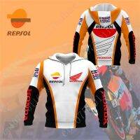 Repsol อะนิเมะ Hoodies สำหรับผู้ชายและผู้หญิง,เสื้อผ้าแนวสตรีทเสื้อสเวตเชิ้ตลำลองมีฮู้ดโอเวอร์ไซส์พิมพ์ลาย3D ฮาราจูกุมีซิป