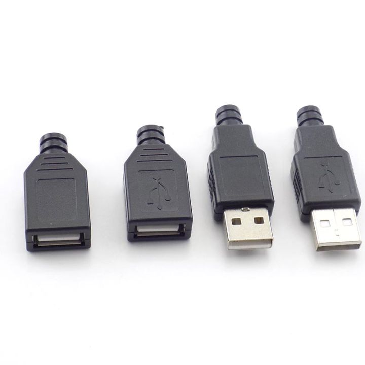 qkkqla-50pcs-5v-usb-type-a-male-female-diy-4pin-plug-socket-usb-connector-plug-adapter-4pin-plastic-cover-solder-type-a-2-0