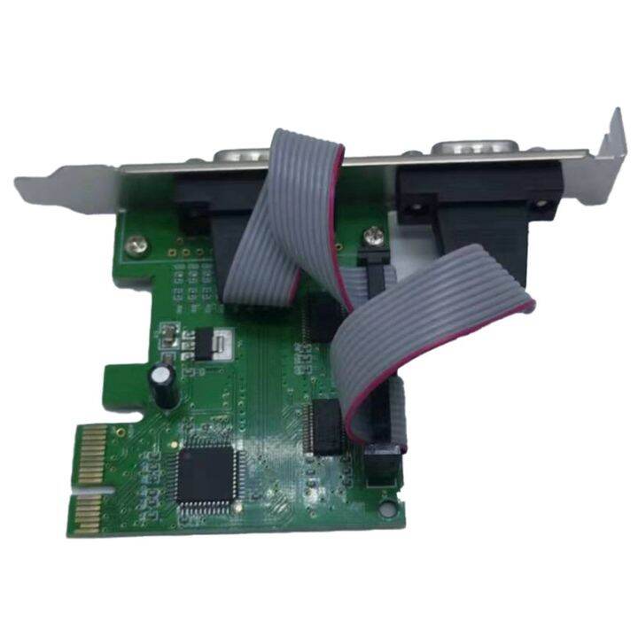 Pcie To Two Serial Ports RS232 Interface Industrial Control Computer
