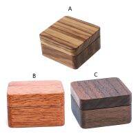 【hot】☫✹  Rustic Men Cufflink Sleeve Jewelry Wood Keepsake Storage