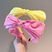 【YF】 Bohemian Ethnic  Colorful Knot Bow Hairband Headband Adult Hair Accessories Jewley