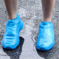 กันฝนรองเท้ากันลื่น Rain Boot Pads ยืดซิลิโคน Unisex นำกลับมาใช้ใหม่สวมใส่สำหรับกลางแจ้ง Rainy Day-cijiha