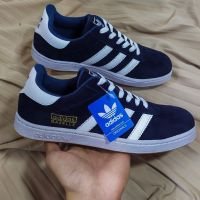 ▩♤ Cuci gudang addidas Gazelle Navy White Shoes For Men And Women Are Now Soled 38-43