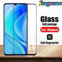 Jingsanc 1 ~ 2ชิ้นสำหรับ Huawei Nova Y70ครอบคลุมเต็มรูปแบบกระจกนิรภัย9H ความแข็งป้องกันรอยขีดข่วนฟิล์มกันรอยหน้าจอ