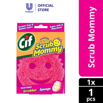 Scrub Mommy + CIF All Purpose Cleaning Cream, Original - Multi Surface Household Cleaning Cream + Scrub Daddy Scratch-Free Multipurpose Dish Sponge