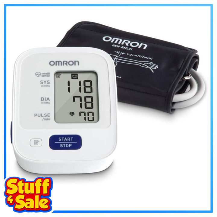 Omron Bronze Digital Blood Pressure Monitor Upper Arm Cuff Bp5100 