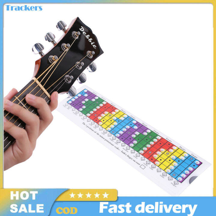 TC Electric Bass Guitar Chords Scales Chart, Finger Placement Trainer