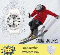 Poca Shop Watch Snow Women นาฬิกาข้อมือ สายยางผู้หญิง สวยๆ Po BabyLadySw-GP92GB(White/White) กล่อง PocaBox